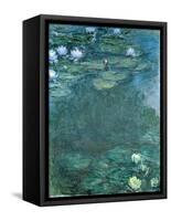 Water-Lilies-Claude Monet-Framed Stretched Canvas