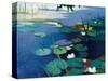 Water Lilies-Tadashi Asoma-Stretched Canvas