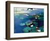 Water Lilies-Tadashi Asoma-Framed Art Print