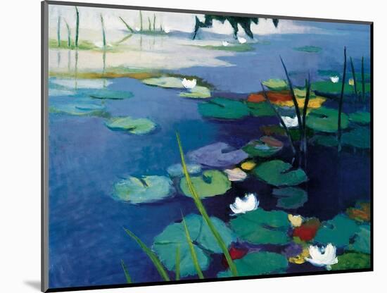 Water Lilies-Tadashi Asoma-Mounted Art Print