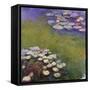 Water Lilies-Claude Monet-Framed Stretched Canvas