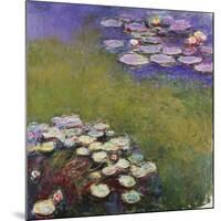 Water Lilies-Claude Monet-Mounted Giclee Print
