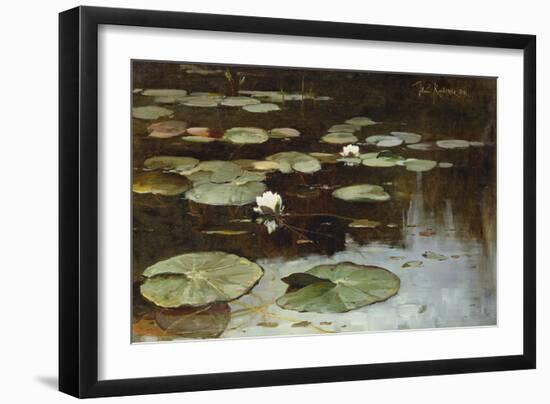 Water Lilies-Julius Sergius Klever-Framed Giclee Print