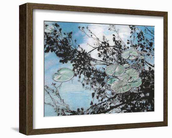 Water Lilies-Rusty Frentner-Framed Giclee Print