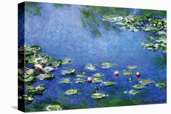 Water Lilies-Claude Monet-Stretched Canvas