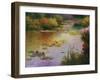 Water Lillies in Giverny-Karen Dupré-Framed Art Print