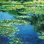 Water Lillies-Claude Monet-Framed Textured Art
