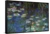 Water Lillies-Claude Monet-Framed Stretched Canvas