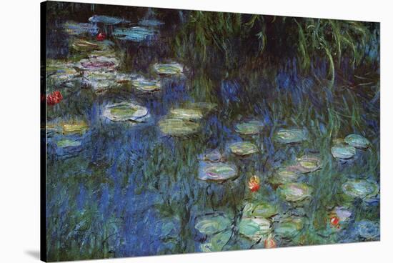 Water Lillies-Claude Monet-Stretched Canvas