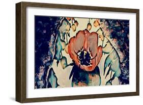 Water Lilly, 2021, (digital)-Scott J. Davis-Framed Giclee Print