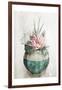 Water Lilly In Vase-OnRei-Framed Art Print