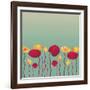 Water Lily Background-Alisa Foytik-Framed Art Print