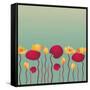 Water Lily Background-Alisa Foytik-Framed Stretched Canvas