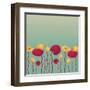 Water Lily Background-Alisa Foytik-Framed Art Print