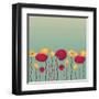 Water Lily Background-Alisa Foytik-Framed Art Print