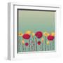 Water Lily Background-Alisa Foytik-Framed Art Print