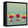 Water Lily Background-Alisa Foytik-Framed Stretched Canvas