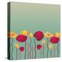 Water Lily Background-Alisa Foytik-Stretched Canvas