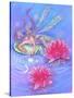 Water Lily Fairy-Judy Mastrangelo-Stretched Canvas