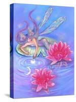Water Lily Fairy-Judy Mastrangelo-Stretched Canvas