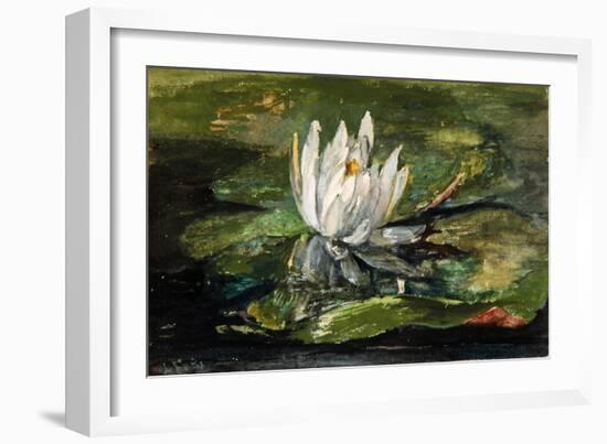 Water Lily in Sunlight, 1881-John La Farge-Framed Giclee Print