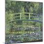Water Lily Pond, 1899 (blue)-Claude Monet-Mounted Art Print