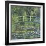 Water Lily Pond, 1899 (blue)-Claude Monet-Framed Art Print