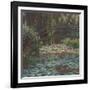 Water Lily Pond, 1900, by Claude Monet, 1840-1926, French Impressionist painting,-Claude Monet-Framed Art Print