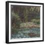 Water Lily Pond, 1900, by Claude Monet, 1840-1926, French Impressionist painting,-Claude Monet-Framed Art Print