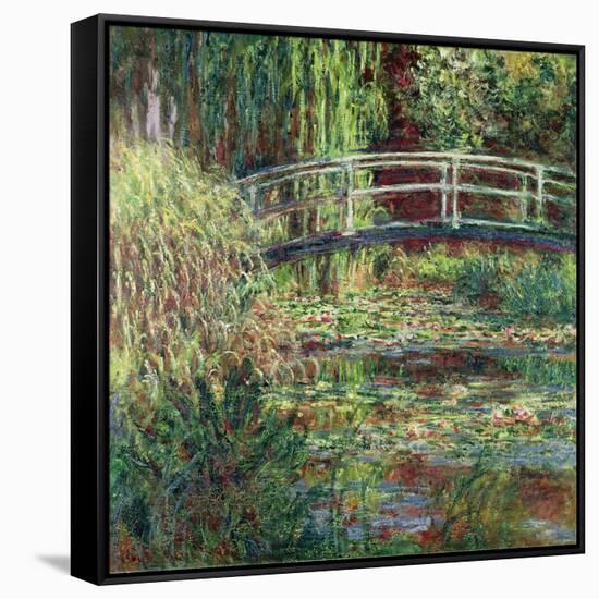 Water Lily Pond, 1900-Claude Monet-Framed Stretched Canvas