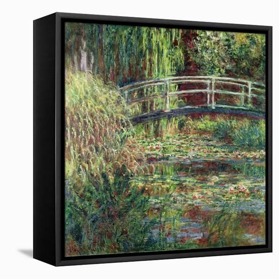 Water Lily Pond, 1900-Claude Monet-Framed Stretched Canvas