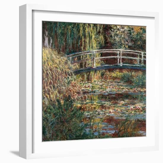 Water Lily Pond, 1900-Claude Monet-Framed Art Print