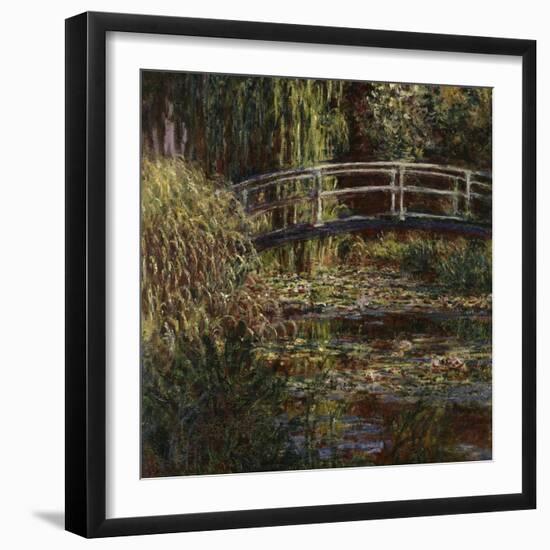 Water Lily Pond, 1900-Claude Monet-Framed Giclee Print