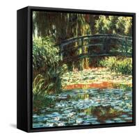 Water Lily Pond, 1900-Claude Monet-Framed Stretched Canvas