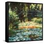 Water Lily Pond, 1900-Claude Monet-Framed Stretched Canvas