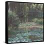 Water Lily Pond, 1900-Claude Monet-Framed Stretched Canvas