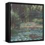 Water Lily Pond, 1900-Claude Monet-Framed Stretched Canvas