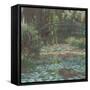 Water Lily Pond, 1900-Claude Monet-Framed Stretched Canvas