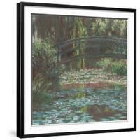 Water Lily Pond, 1900-Claude Monet-Framed Giclee Print