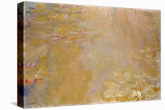 Water Lily Pond, 1917-1919-Claude Monet-Stretched Canvas