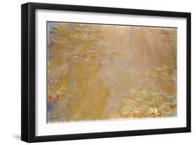 Water Lily Pond, 1917-1919-Claude Monet-Framed Giclee Print