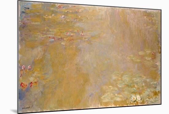 Water Lily Pond, 1917-1919-Claude Monet-Mounted Giclee Print