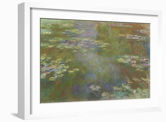 Water Lily Pond, 1917-19-Claude Monet-Framed Giclee Print