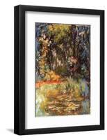 Water Lily Pond, 1918-Claude Monet-Framed Art Print