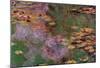 Water Lily Pond at Giverny-Claude Monet-Mounted Art Print