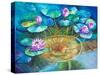 Water Lily Pond at Monet's Giverny-Lynne Albright-Stretched Canvas