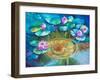 Water Lily Pond at Monet's Giverny-Lynne Albright-Framed Photographic Print