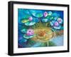 Water Lily Pond at Monet's Giverny-Lynne Albright-Framed Photographic Print