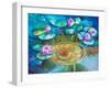 Water Lily Pond at Monet's Giverny-Lynne Albright-Framed Photographic Print