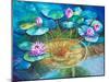 Water Lily Pond at Monet's Giverny-Lynne Albright-Mounted Photographic Print